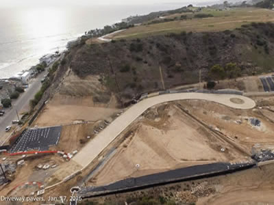 Malibu, CA Tow Yard Driveway Pavers