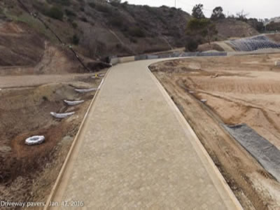 Malibu, CA Tow Yard Driveway Pavers