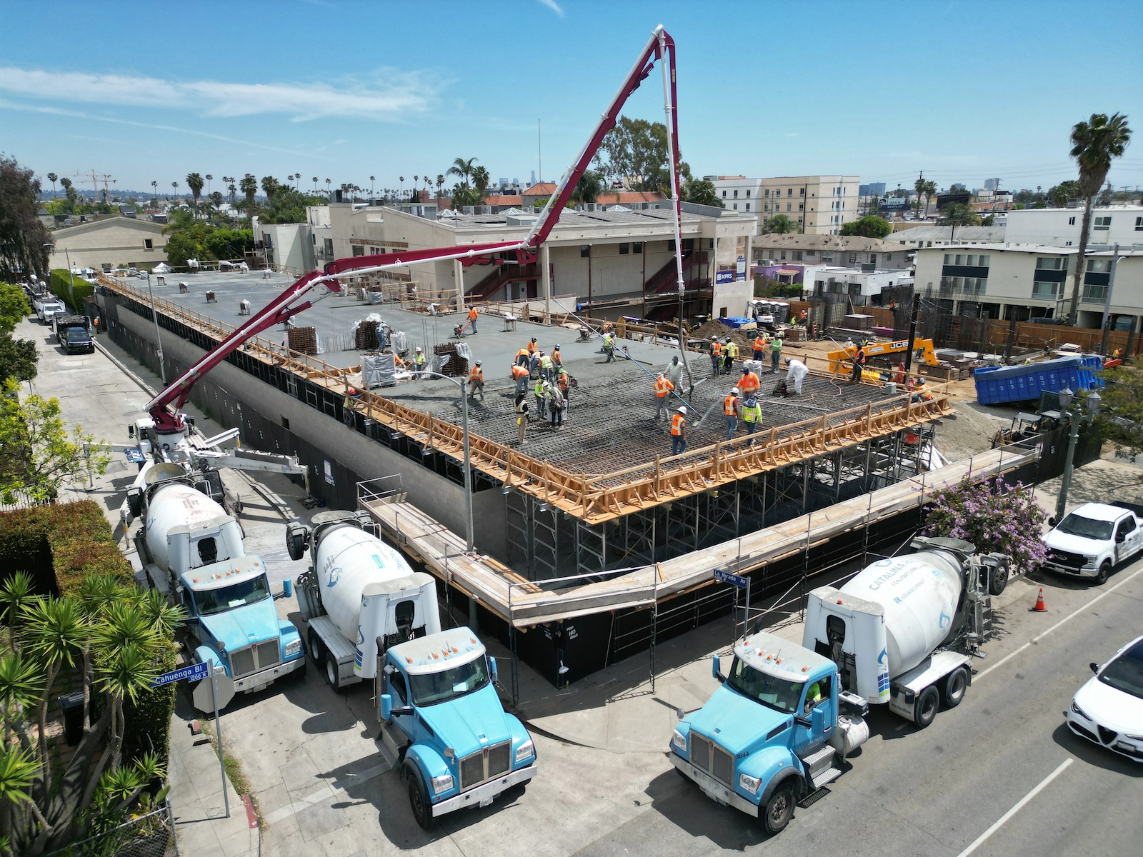 Concrete Podium Deck near Hollywood