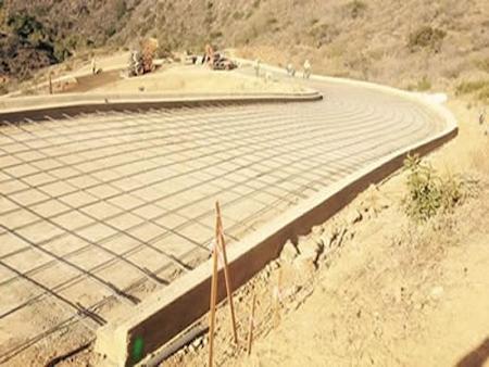 Rebar Set for Concrete Driveway in Malibu, CA