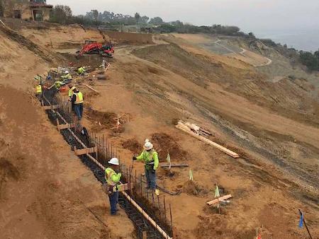 Hillside Repair Done by TROYCO in Maliby 