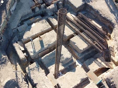 Concrete Pile Installation by TROYCO Team in Malibu, CA