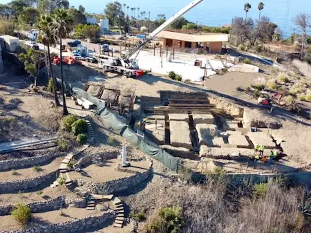 Concrete Pile Installation by TROYCO Team in Malibu, CA