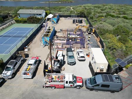 Concrete Finishing Job Built by TROYCO near Malibu, CA