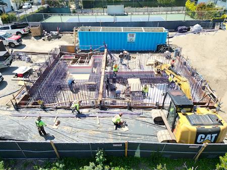 Concrete Job Progression Photo Built by TROYCO near Malibu, CA