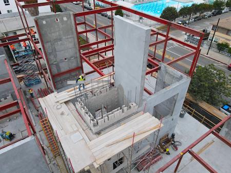 CMU Walls and Concrete Walls in Hollywood, CA