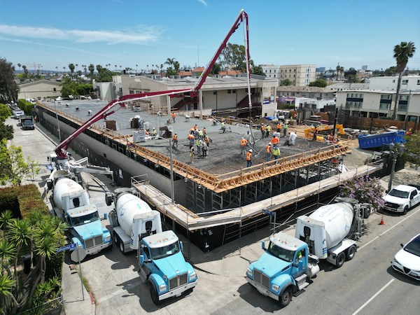 Concrete Podium Deck in Hollywood, CA