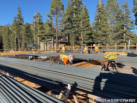Concrete Walls made by TROYCO in Mammoth Lakes, CA.