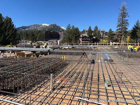 Concrete Walls made by TROYCO in Mammoth Lakes, CA.